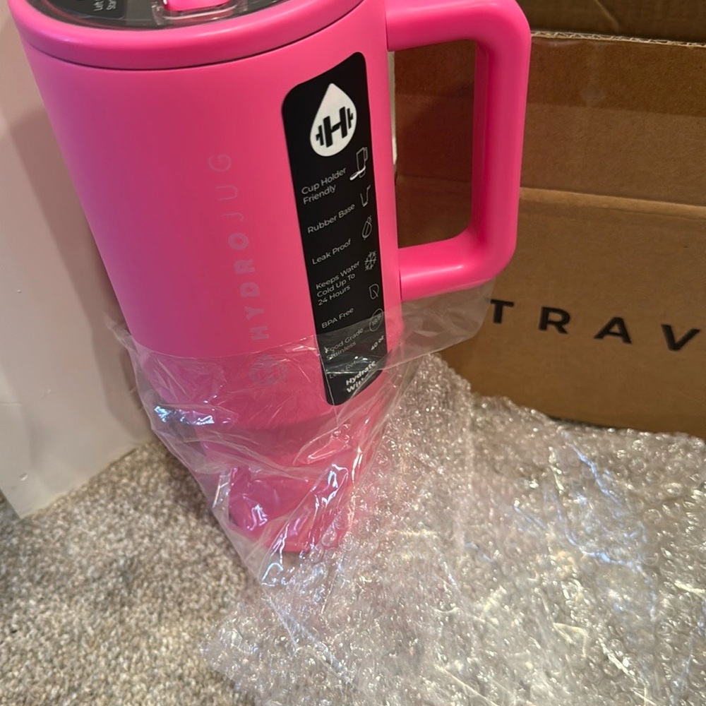 HydroJug Pink Water Bottle